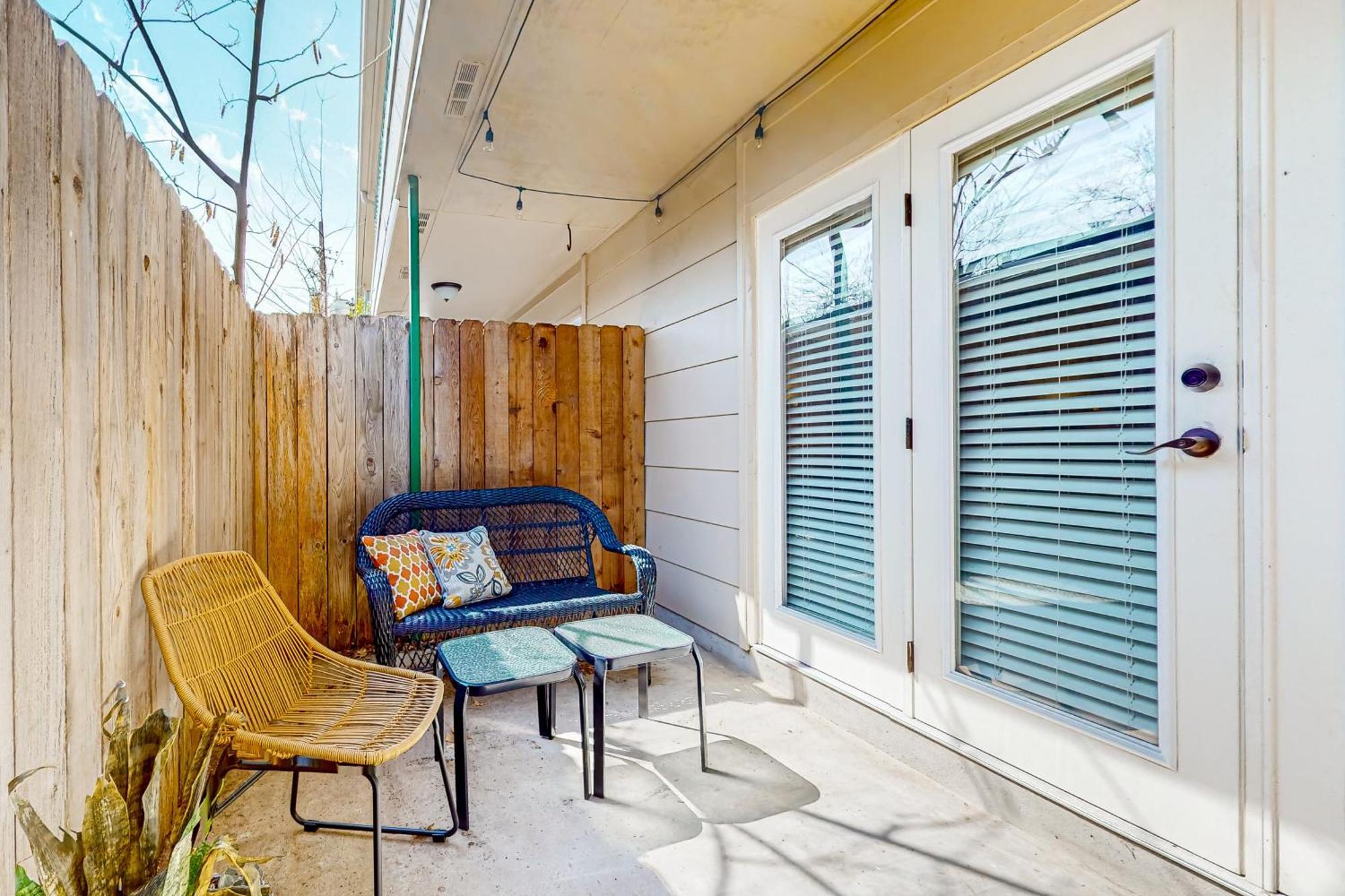 Apartamento A Painting Of Austin Exterior foto